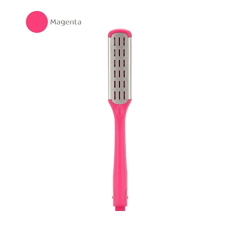 V Shape Comb Clamp Not Hurt Styling Tools DIY Hairdressing Qme Rose red