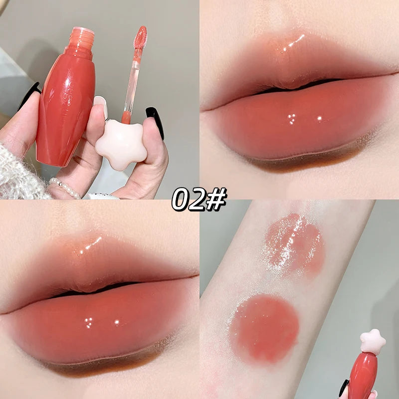 Gege Bear Water Gloss Lip Moisturizing Mirror Colored Long-lasting Qme GX1328-2