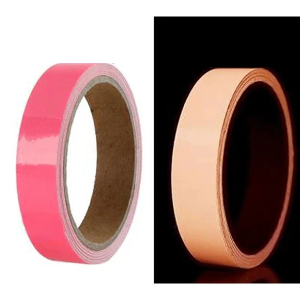 5 Colors Luminous Tape Self Adhesive Glow in the Dark Reflective Fluorescent Glowing Tapes Striking Wall Stripe Sticker Warning Qme 1pc 3 1cmx3.2M