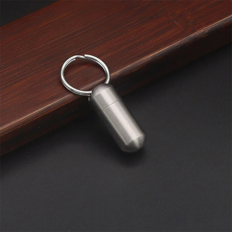 Mini Waterproof Stainless Steel Sealing Bottle Outdoor EDC Survival Qme