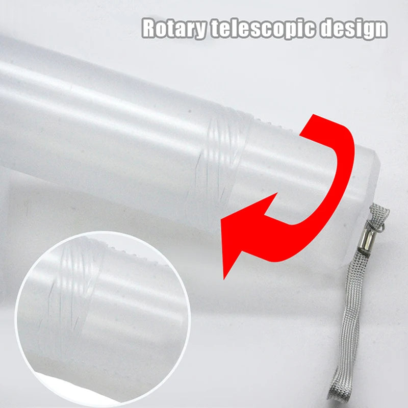 Transparent Abs Telescopic Pen Holder Art Painting Brush Pencil Qme