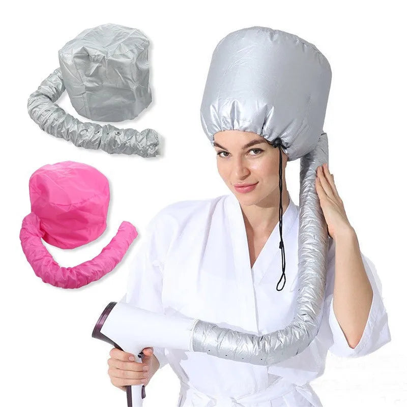 Portable Hair Bonnet Dryer Cap Gorro Secador Touca Difusora Steamer Qme