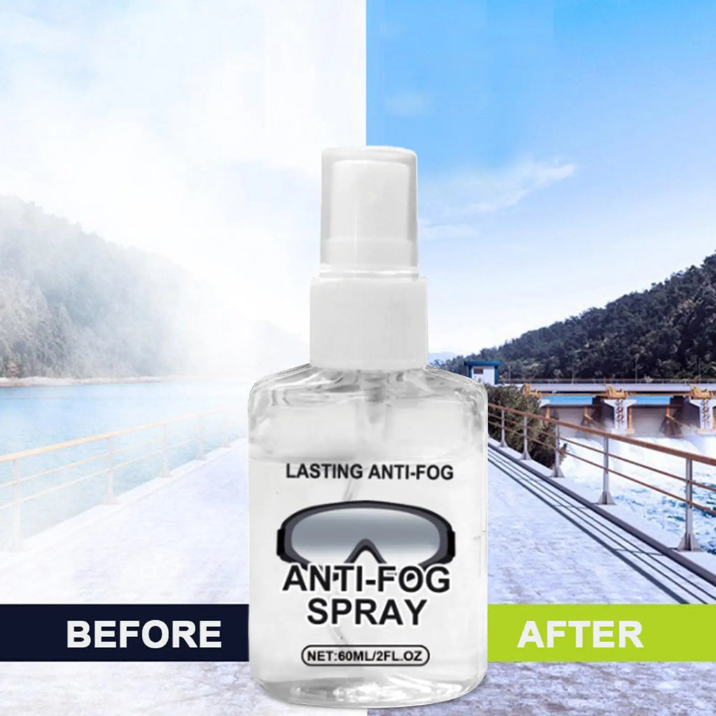 1pcs Antifogging Agent For Glasses Quick Anti-Fog Spray Anti Fog Spray Eyeglass Lens Cleaner Long Lasting Defogger 60ml Qme