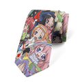 Japanese Cartoon Printing Men's Women's Ties Unique Eye Designcasual Qme style9