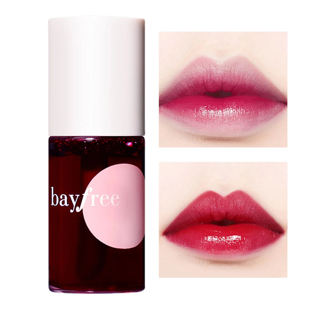 Silky Liquid Lipstick Lip Stain Tint Natural Effect Lips Eyes Cheeks Liquid LipTint Lip Gloss Makeup Tint Dyeing Lipstick Qme