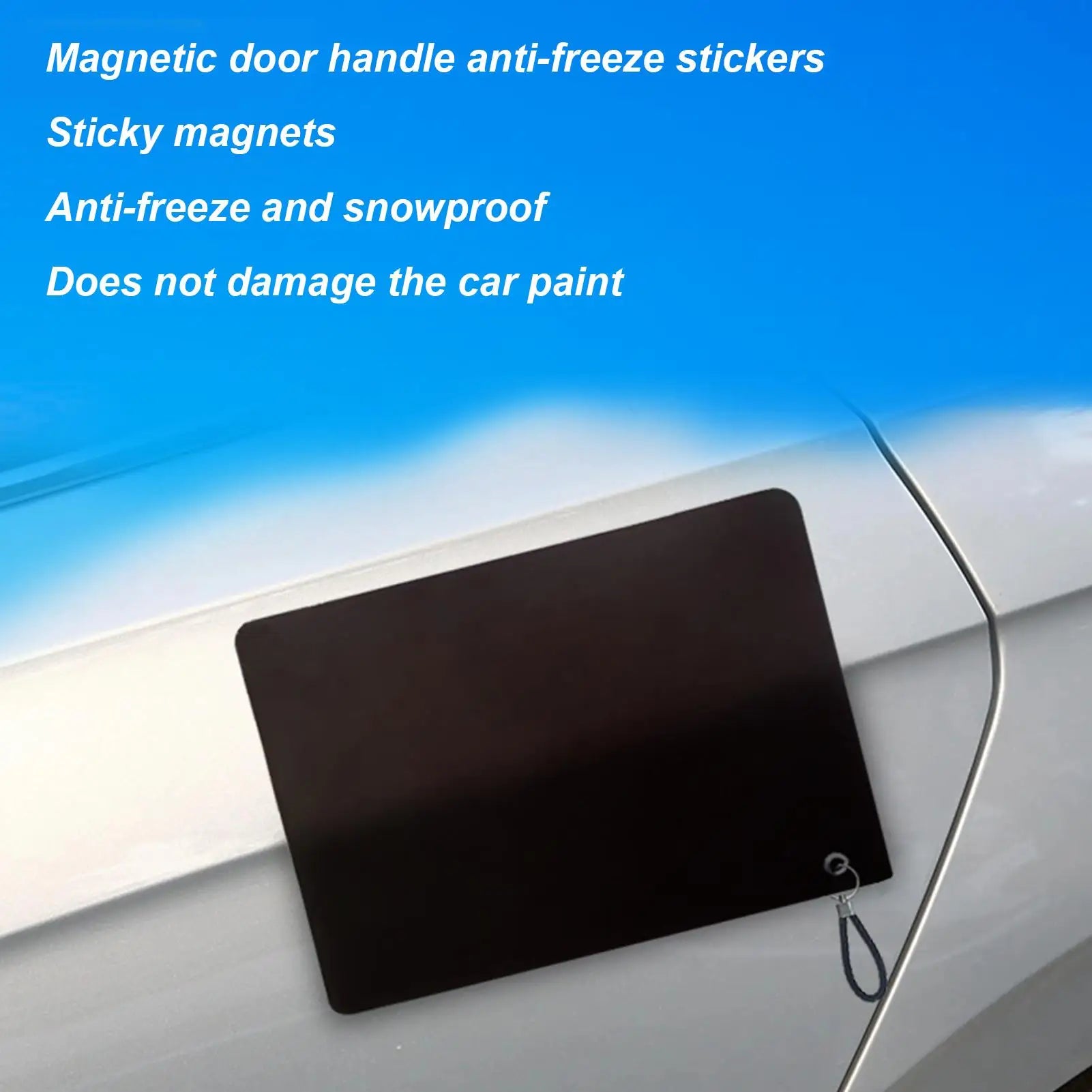 1pc Car Door Handle Protector For Snow Anti-Freeze Protector For Vehicle Door Handle Prevents Car Door Handles From Freezing Car Qme