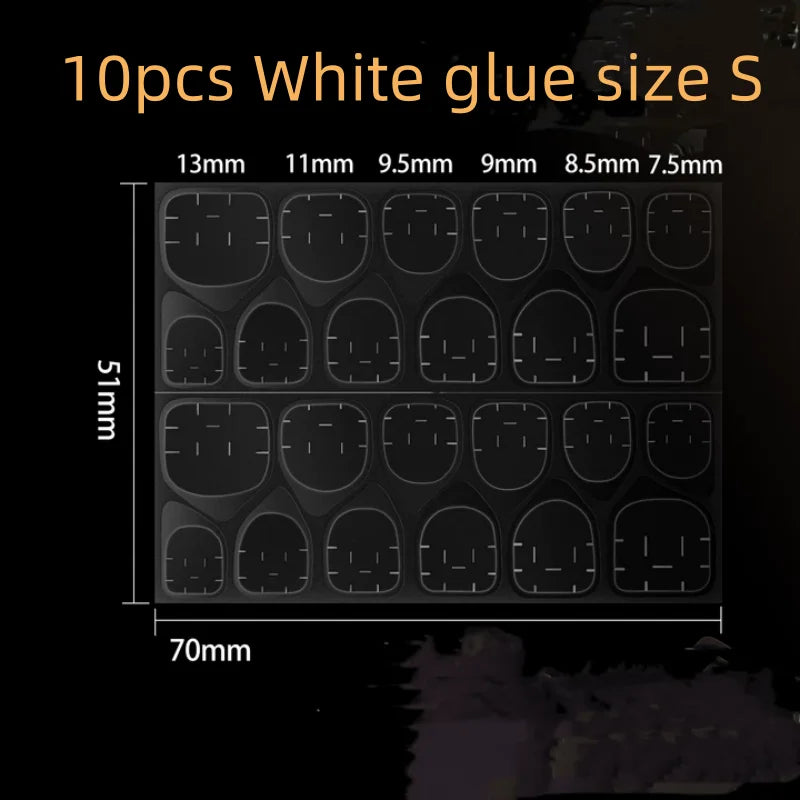 Nail Jelly Glue Double Sided False Art Adhesive Tape Sticker Nails