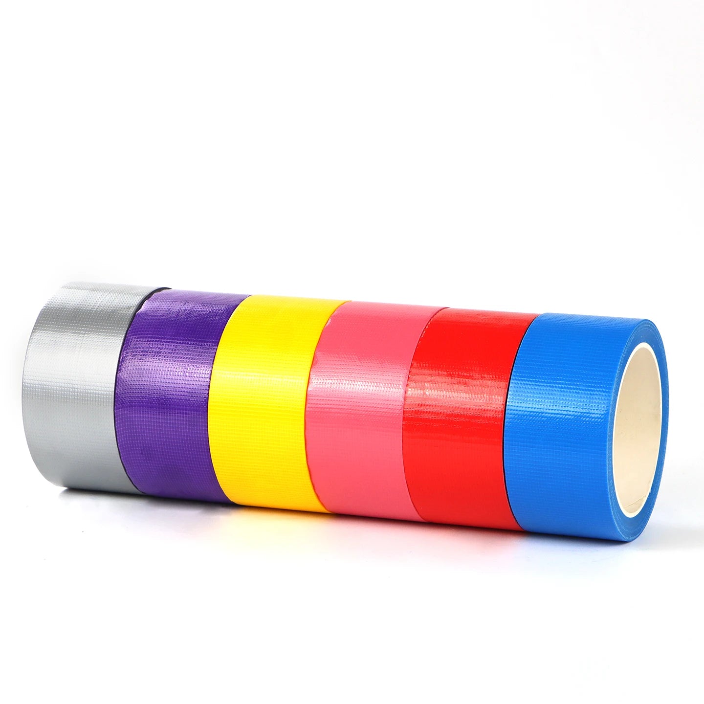 6 Pack Duct Tape Waterproof Adhesive Cloth Tape Multi Color Fabric Tape for DIY Craft Packaging Pipe Repair Household Fixing Qme