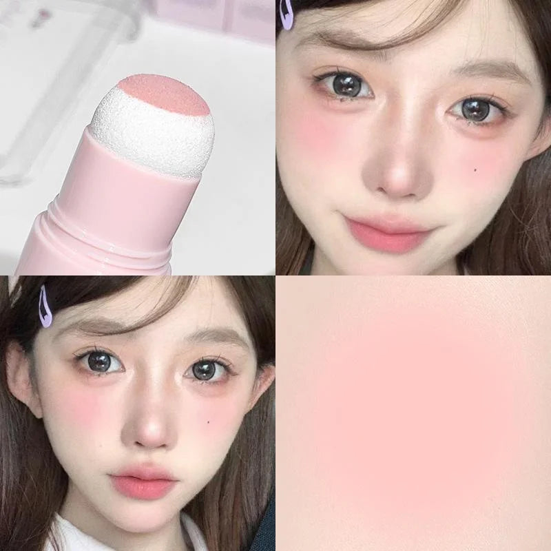 ZVEV Cloud Soft Matte Blush Stick Vibrant Moisturizing Korean Qme e2-19-3