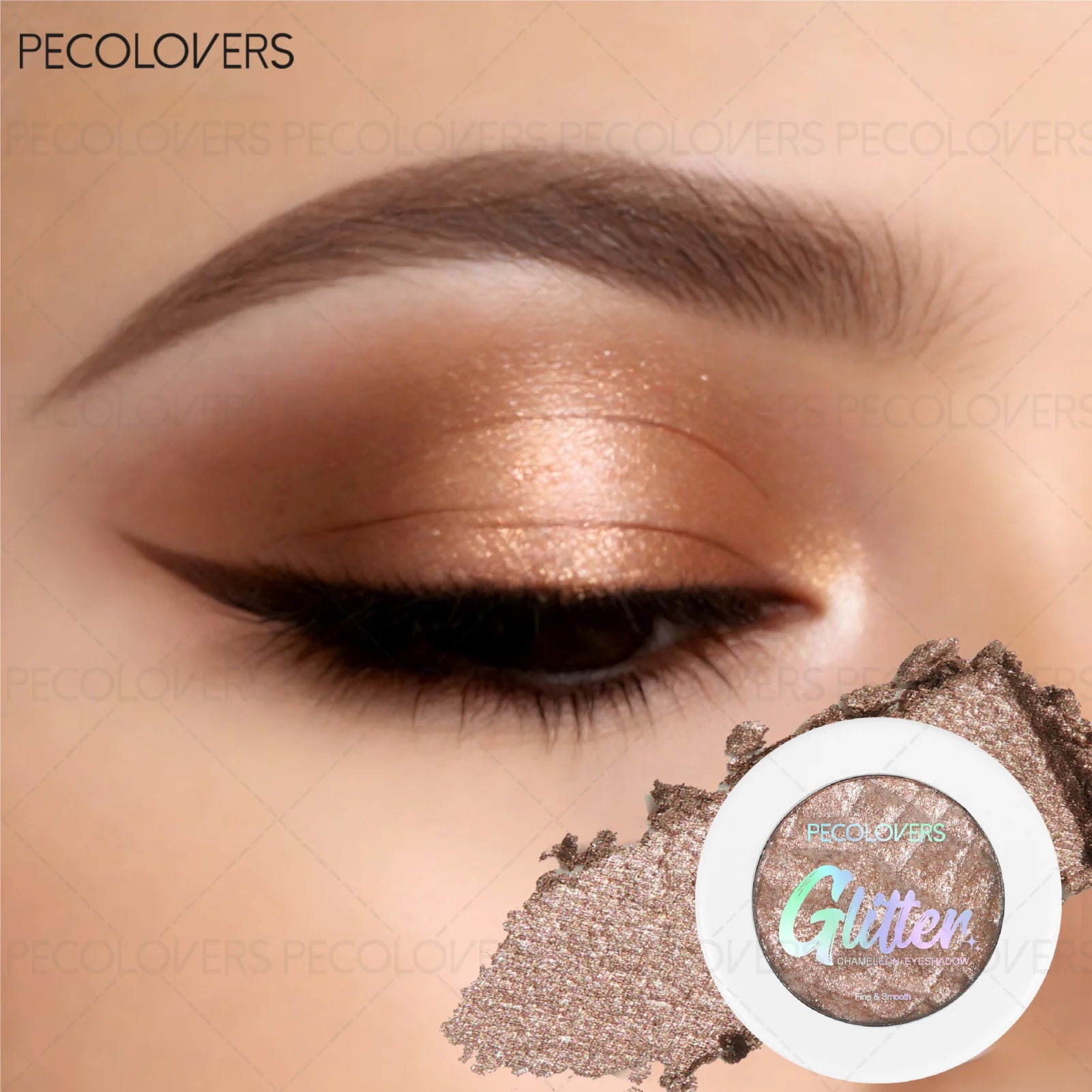 Pearly Shimmer Eyeshadow Cream Soft Mist Velvet Texture Forest Green Qme