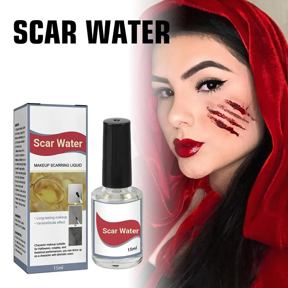 Makeup Scarring Liquid, Scarring Liquid Special Effect Make Up, Liquid Scar Makeup Cosmetic Special Effects Liquid For Halloween Qme