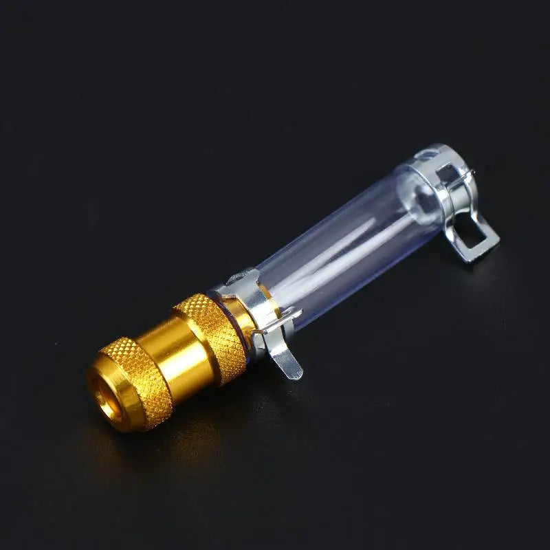Universal Motorcycle Air Filter Drain Tube Head Use CNC Alloy Plug Qme Gold