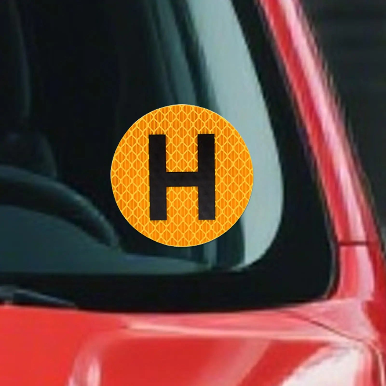 Magnetic Car Signs Sticker Auto Stickers And Decals with H Sign Automotive Decals for Fridge Window Home Windscreen Travel Qme