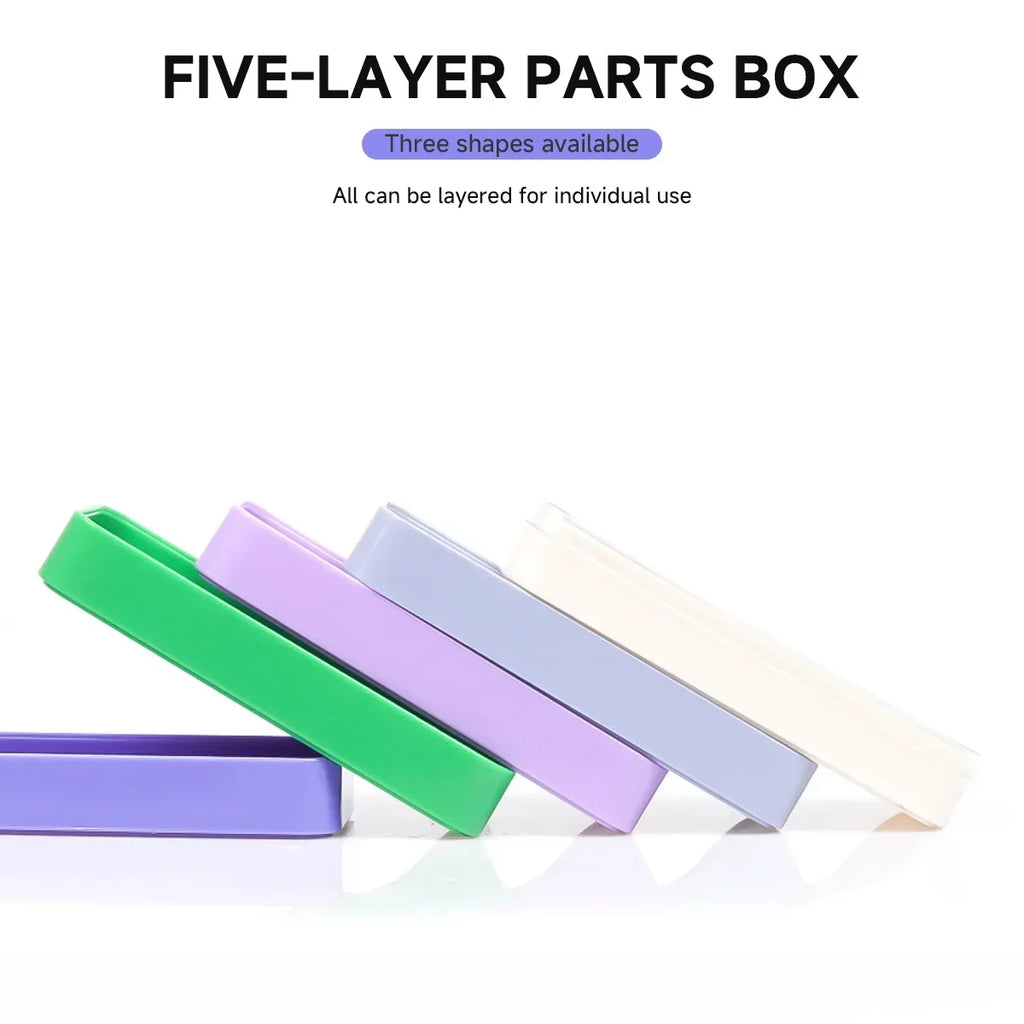 Watch Parts Storage Box 5 Layer Watch Parts Storage Box Watch Accessories Tools for Screw Component Movement Hardware Parts Qme