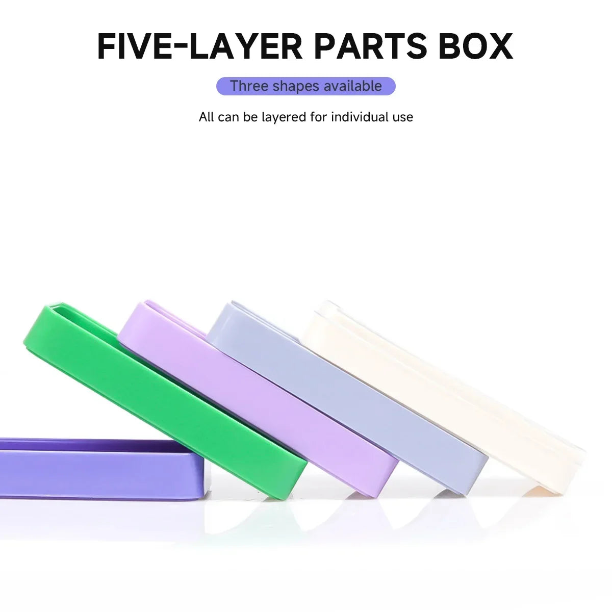 Watch Parts Storage Box 5 Layer Watch Parts Storage Box Watch Accessories Tools for Screw Component Movement Hardware Parts Qme