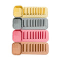 1/2/3/4 Pcs Silicone Makeup Brush Cleaner Tool Wall Mounted Suction Cup Makeup Brush Drying Rack Cleaning Drying Makeup Brush Qme 4 pcs mix color CN