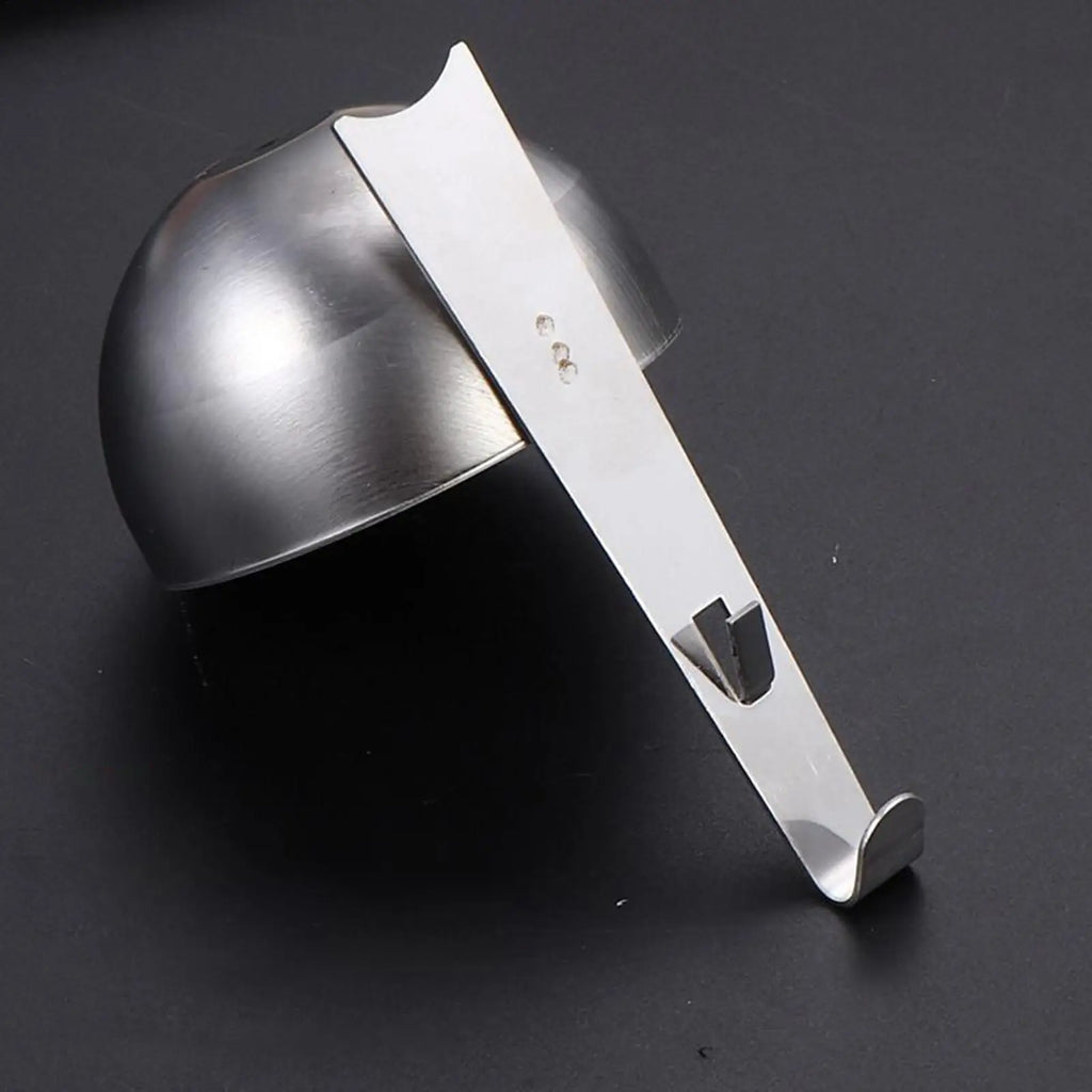 1PC Household Poached Egg Maker Hangable Stainless Steel Egg Poacher Round Nonstick Steamer Boiler For Kitchen Cooking Breakfast Qme