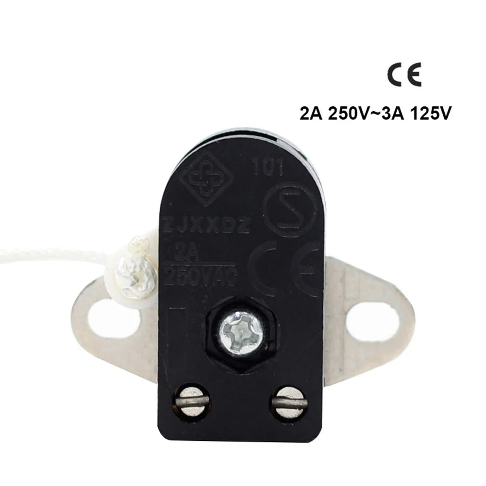 1pc/2pcs Pull Cord Switch With Rotating Pull Switch For Wall Lamp Bedside Lamp Open Single Pull Control Rope Switch Qme