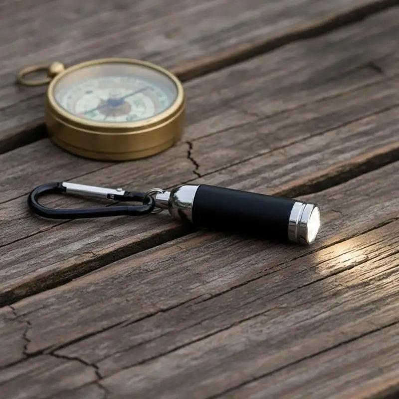 Multi-function Keychain Lamp LED Mini Flashlight Telescopic Strong Qme
