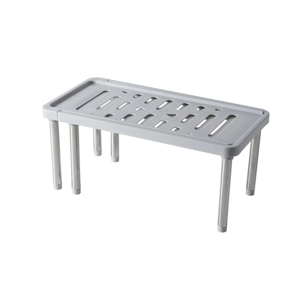 Spice Bottle Rack Storage Kitchen Spice Rack Retractable Cabinet Retractable Lengthened Drain Bowl Rack Home Organizer Qme Grey