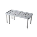 Spice Bottle Rack Storage Kitchen Spice Rack Retractable Cabinet Retractable Lengthened Drain Bowl Rack Home Organizer Qme Grey
