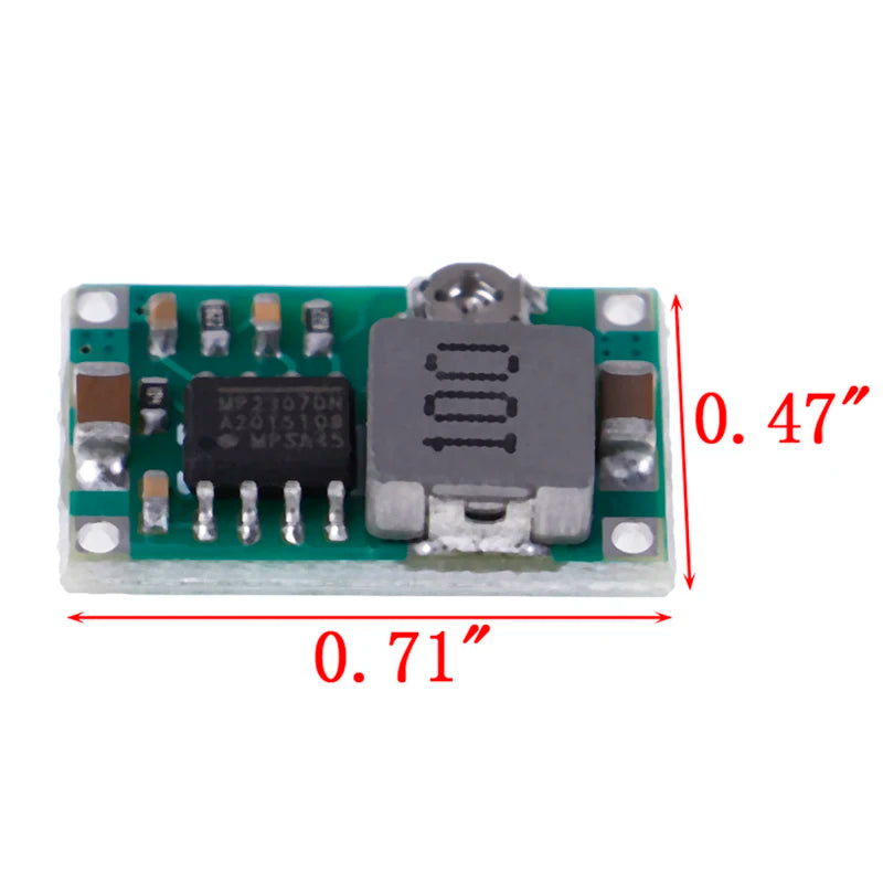 3A Mini DC-DC step down converter volt regulator 5V-23V to 3.3V 6V 9V 12V Qme