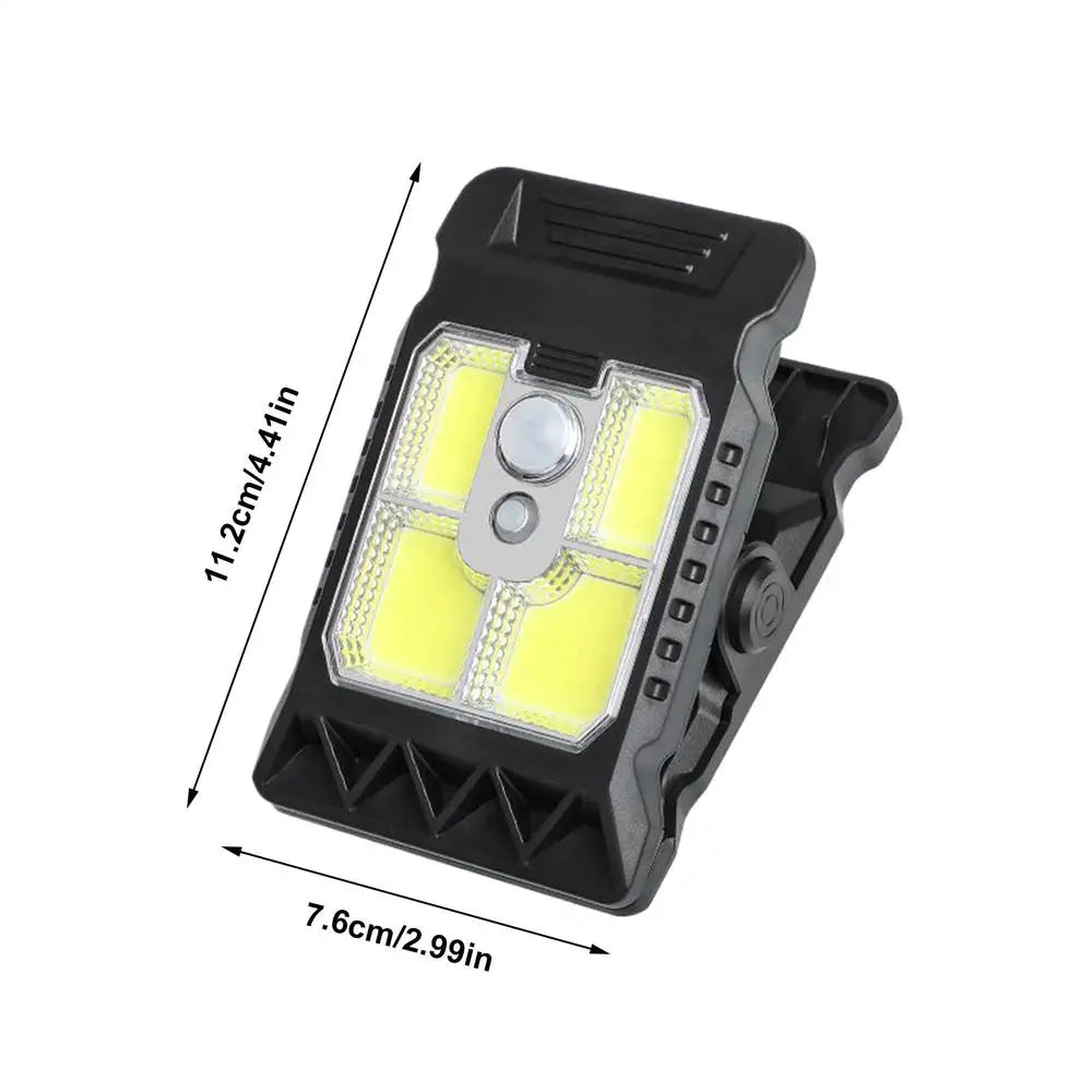 NEW upgrade Solar Light Chain Clip On Solar Motion Lights Outdoor 300LM Motion Sensor Security Lighting Waterproof Garden Decor Qme COB