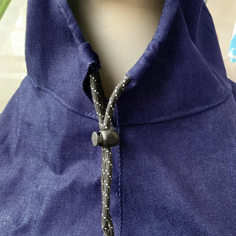 2pcs Adjustable brimless denim shawl hat dust hood grinding and handling special labor insurance equipment Qme