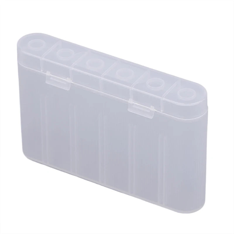DIY Accessories 6 Slot Waterproof Storage Box 18650 Batteries Qme