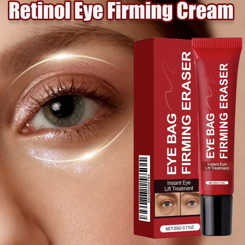 Retinol Eye Cream Firming Eye Bags Lightening Dark Circles Anti Aging Moisturizing Tightening Skin Instant Eye Lifting Treatment Qme