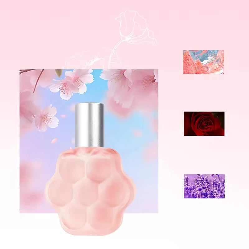 Long-Lasting Flower Fruit Scent Perfume Mini Perfume Deodorant Refreshing Fragrance Spray Women'S Long-Lasting Eau De Toilette Qme Vitality Cherry China Mainland