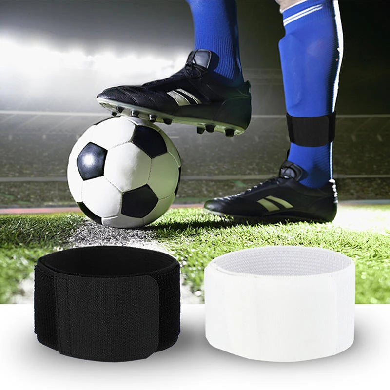 1Pair Soccer Shin Guard Strap Fixed Bandage Tape Fastener Shinguard Qme