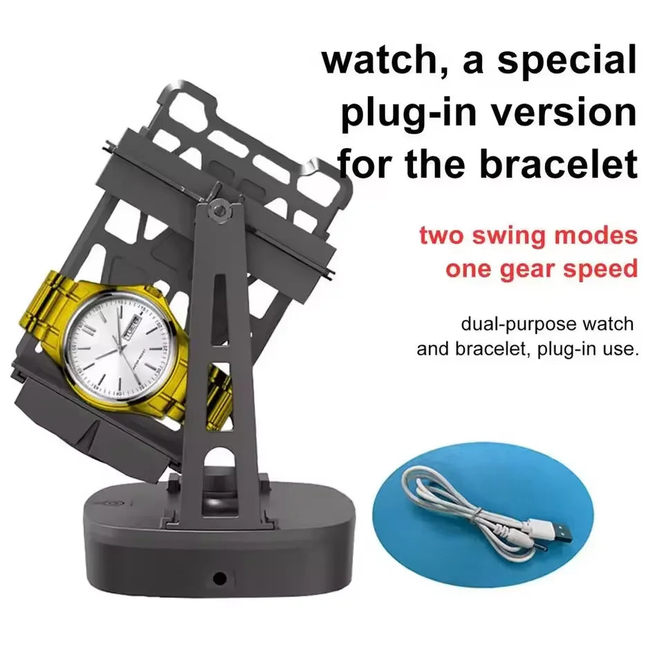 Automatic Watch Winder Self-Winding Device Watches Mechanical Rotomat Wind-Up Small Watch Shaker Mechanical Watch Winding Device Qme Plug in version
