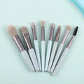 Eye Shadow Brush 8 Blending Eyeshadow Lower Lash Line Eyeliner Qme grey