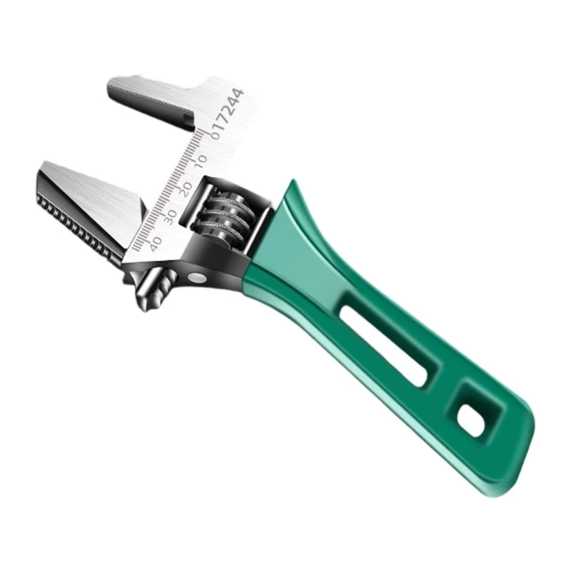 6 Adjustable Wrench Wide Jaw Opening Plumbing Auto Repair Home Qme Dual use 8 inches China Mainland