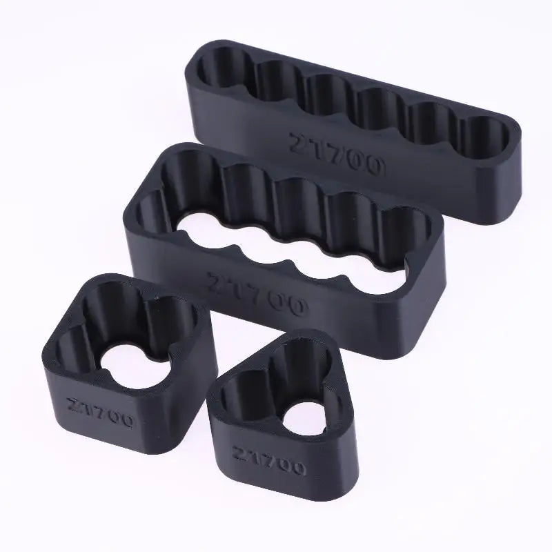 1/4Pcs Special Manual Welding Lithium Battery Special Assembly 21700 Fixture Mold Fixed Bracket Spot Welding Fixture Qme 21700 4pcs