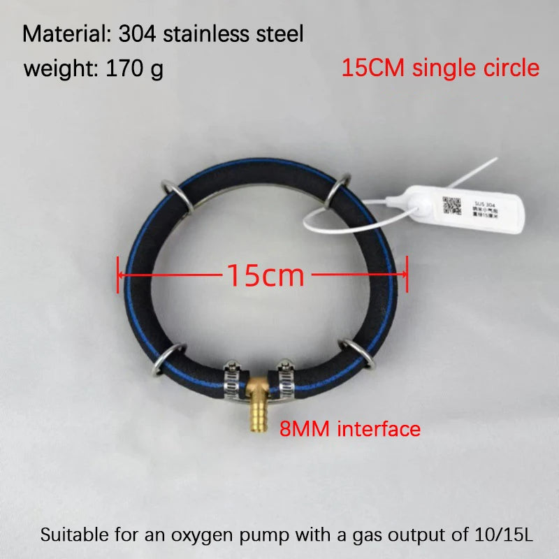 Fish Pond Seafood Oxygen Plate 304 Stainless Steel Koi Oxygenation Qme A1