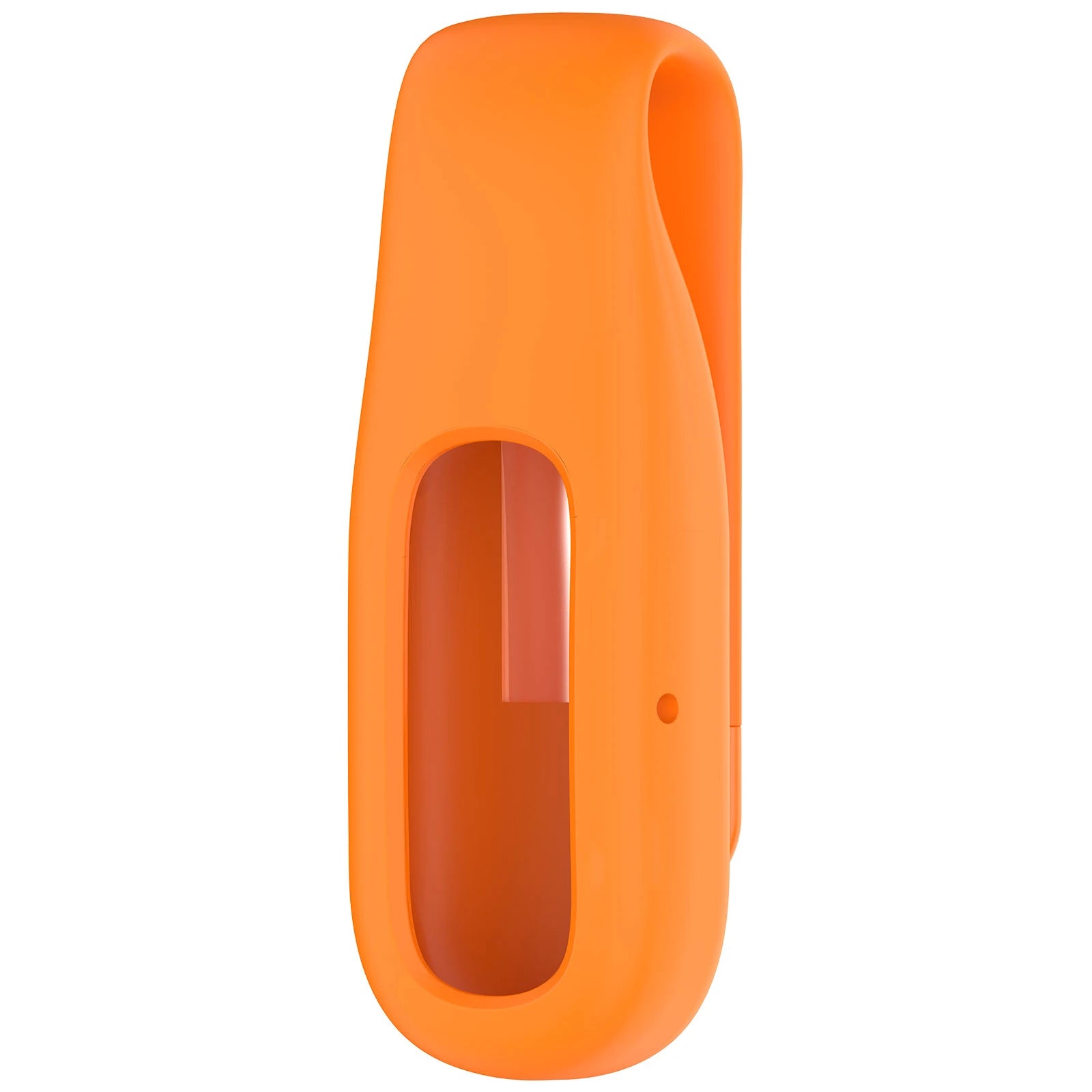 Soft Silicone Clip Clasps For Google Fitbit Air Multi-Purpose 360Degree Protection Clips Case for Outdoor Sports Running Cycling Qme Orange