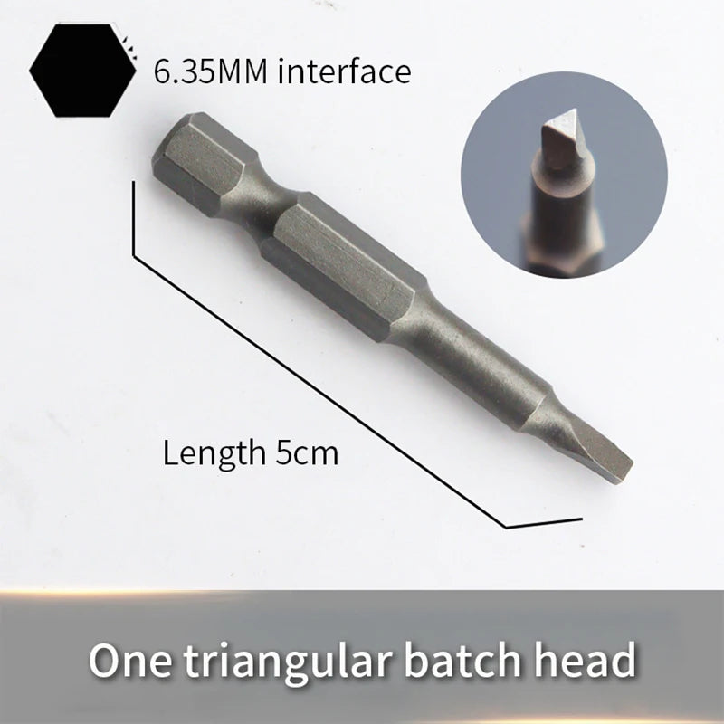 Special-shaped Screwdriver U-shaped Y-type Triangle Inner Cross Three Qme