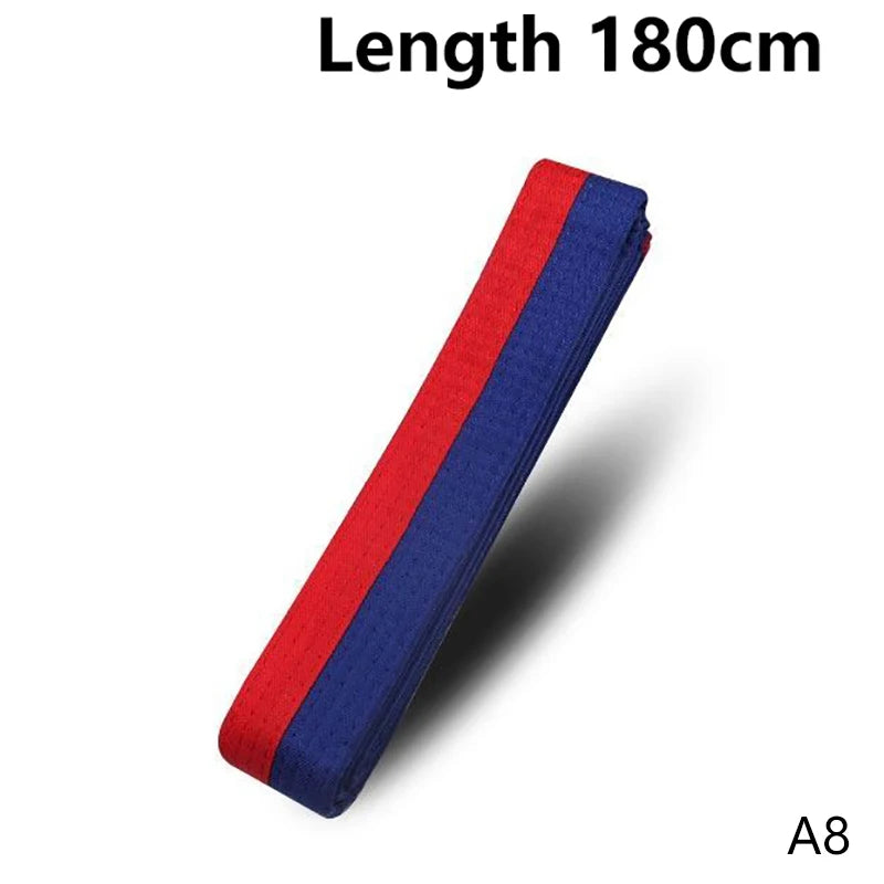 Taekwondo Colored Ranking Belts Cotton Martial Arts Judo Karate TKD Qme A8