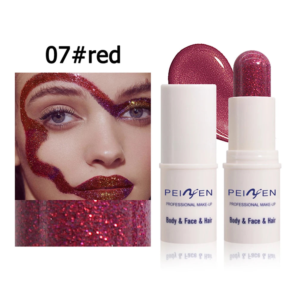 Multi Functional Makeup Stick Durable Waterproof Formula Gloss Qme 07 red