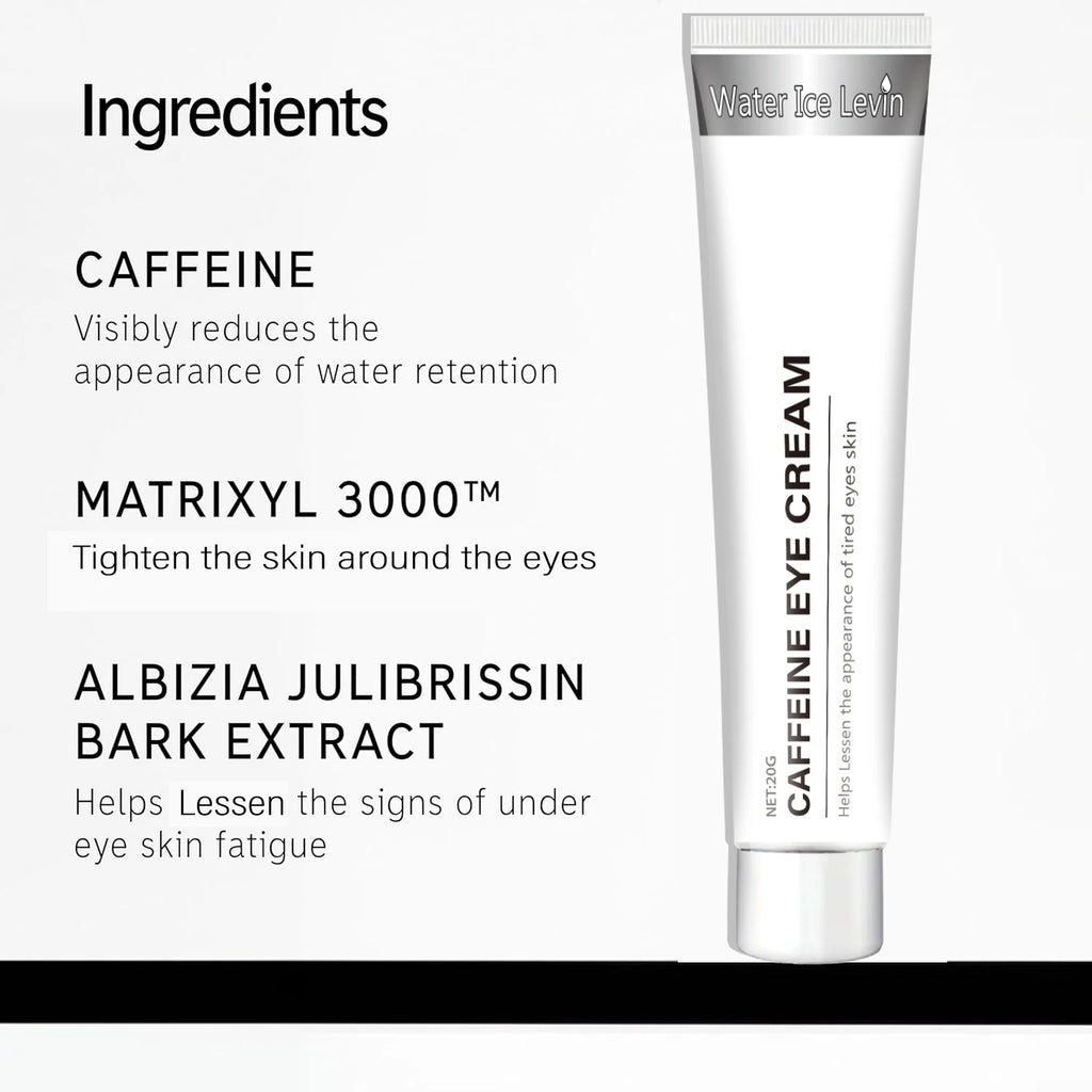 Caffeine Eye Cream Helps Reduce Fatigue and Improve the Appearance of Tired Eyes and Skin Qme