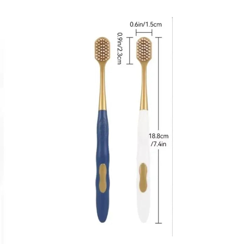 Adult Soft Bristle Toothbrush Effective Oral Cleaning Gum Care 1 Qme
