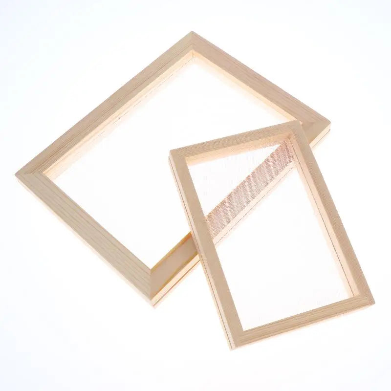 Paper Making Frame Screen DIY Wood Papermaking Mould Crafts Handcraft Qme
