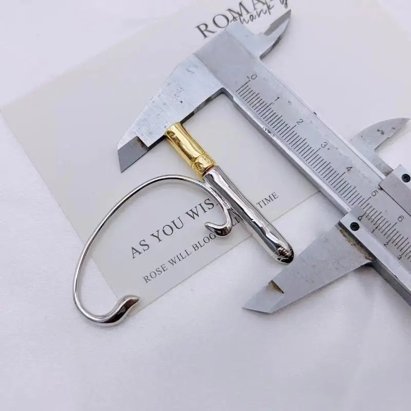 Vintage Style Cigarette Ear Clip; Unisex Punk Rock Hip Hop Ear Bone Stud Earring for Women and Girls Qme