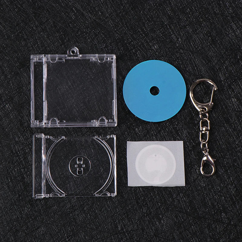 NFC Functional CD Disc Music Lovers Create Personalized TS Key Chain Qme A4NFC