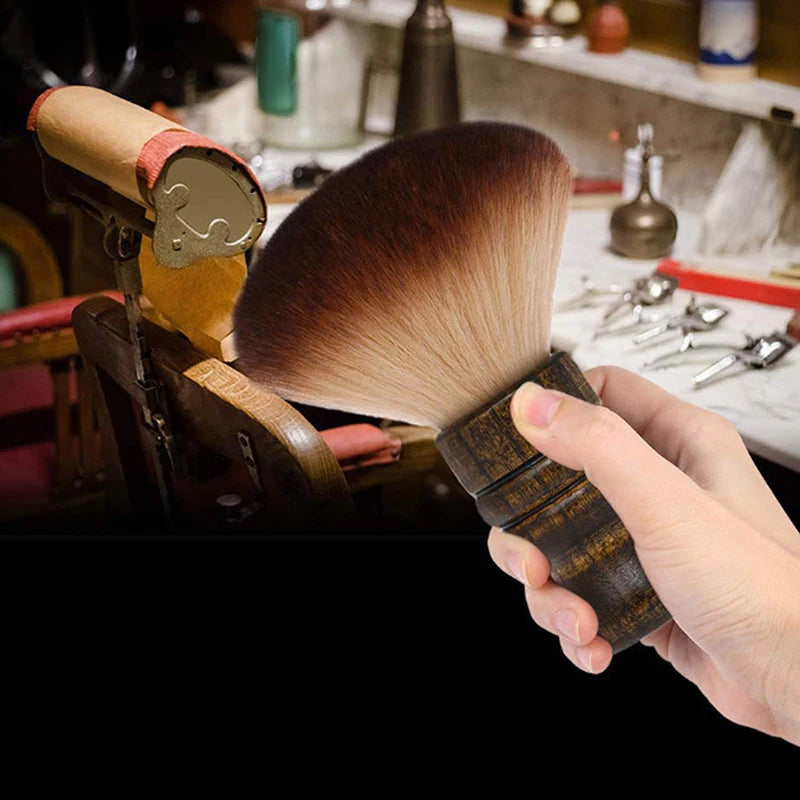 Barber Soft Brush Salon Speciality Cleaning Haircut Tool Home Qme