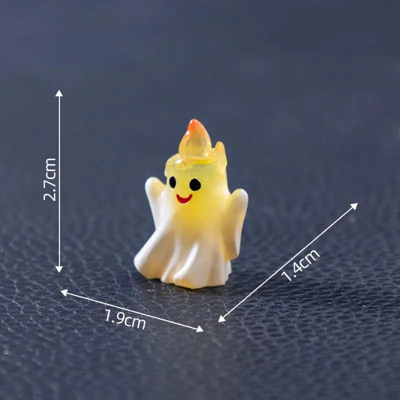 Halloween Miniature FigurineHouse Chair Halloween Mini Resin Cartoon Scary Statue Party Ornaments Qme A18