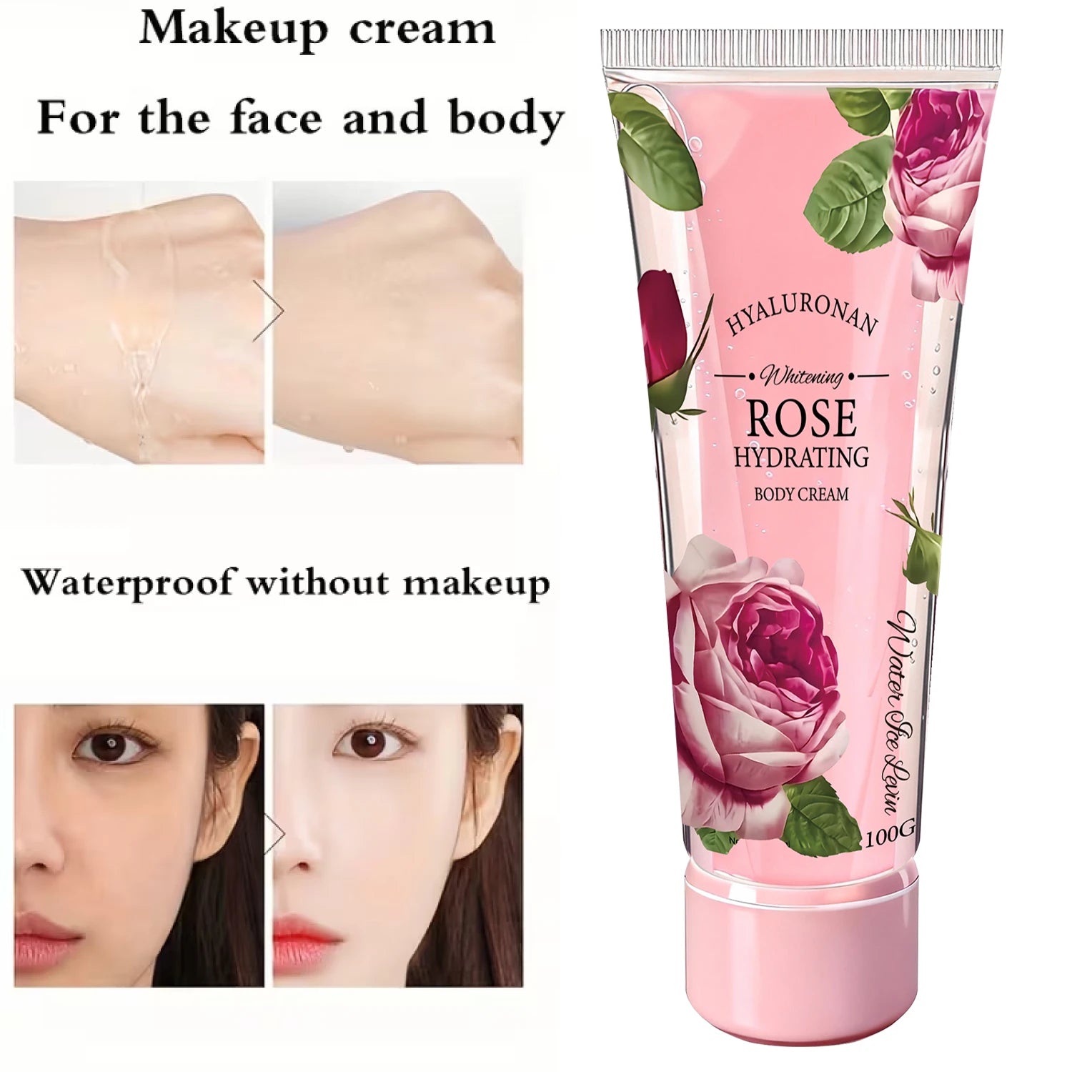 Body Cream with Niacinamide & Centella for Deep Moisturizing，Firming,Lightweight，Fast Absorption for All Skin Types Qme