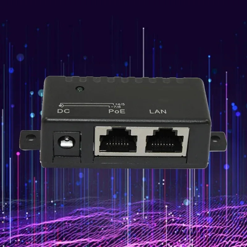 10pcs 100Mbps 5V 12V 24V 48V/1A POE Injector Power Splitter for IP Camera POE Adapter Module Accessories Qme